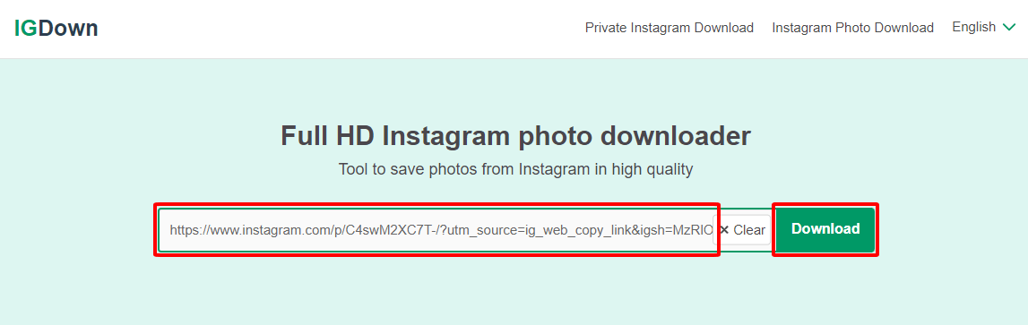 Instagram Photo Downloader